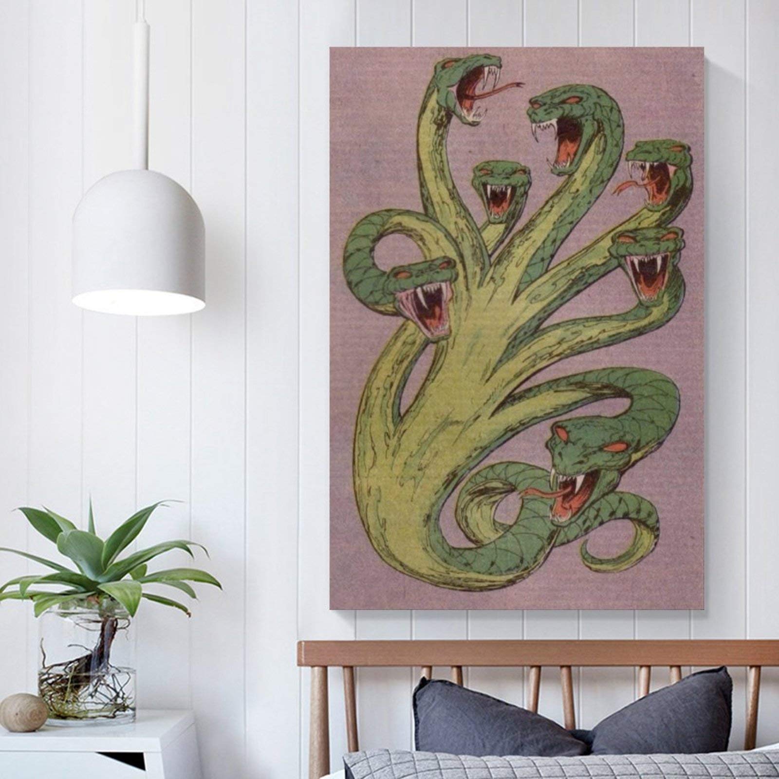 ジャン・ボス 【マーグ】ART poster vintage Vintage Aesthetic Grunge Art Poster Seven Headed Snake